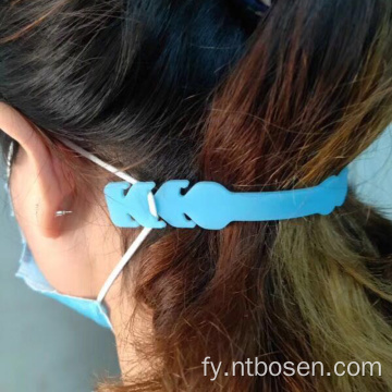 Silicone ferstelbere riemen útwreide buckle ear-beskermer